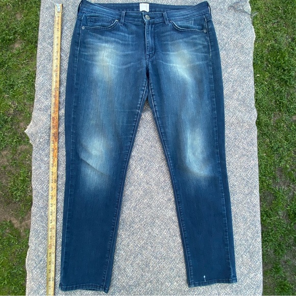 Rich & Skinny Skinny Ankle Jeans Dark Blue Denim size 30 10 - Picture 1 of 14